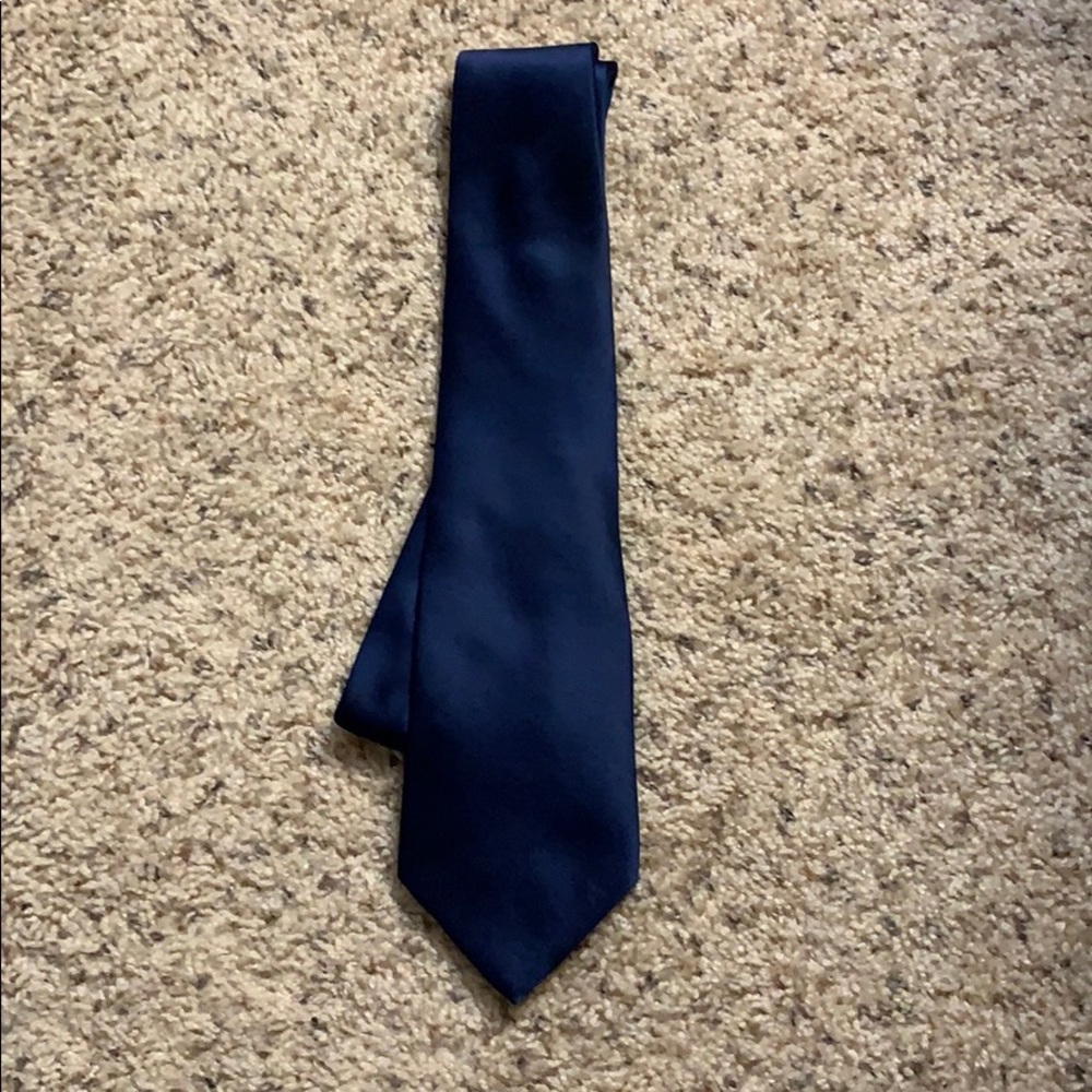 Navy blue Savile Row tie